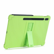 Чохол Samsung Galaxy Tab S8 Plus 12.4 2022 SM-X800 SM-X806 Silicone apple green