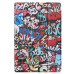 Чохол Samsung Galaxy Tab S7 Plus | S7 fe 12.4 2020 Gum print book graphity Чохол Samsung Galaxy Tab S7 Plus | S7 fe 12.4 2020 Gum print book graphity