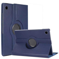 Чехол Samsung Galaxy Tab A9 Plus 11 2024 X210 X215 dark blue 360 градусов