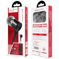 Навушники Hoco M54 Pure music wired earphones with mic black