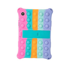 Чехол Samsung Galaxy Tab A8 10.5 2021 x200 x205 Silicone pop it rainbow mint green