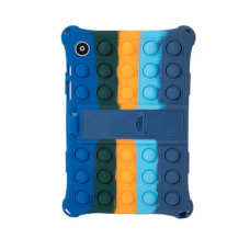 Чехол Samsung Galaxy Tab A8 10.5 2021 x200 x205 Silicone pop it rainbow blue Чехол Samsung Galaxy Tab A8 10.5 2021 x200 x205 Silicone pop it rainbow blue