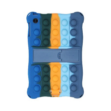 Чехол Oppo pad air 10.36 2022 Silicone pop it rainbow blue