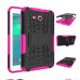 Чохол Samsung galaxy tab 3 lite t110 t111 t116 Armor cover black-rose red