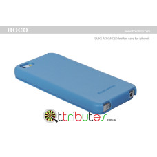 Чохол iPhone 5 & 5s Hoco Leather Case Duke Flip Top Blue Чохол iPhone 5 & 5s Hoco Leather Case Duke Flip Top Blue