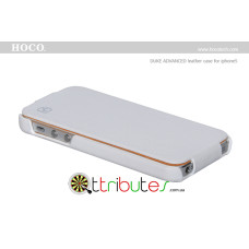 Чохол iPhone 5 & 5s Hoco Leather Case Duke Flip Top White Чохол iPhone 5 & 5s Hoco Leather Case Duke Flip Top White