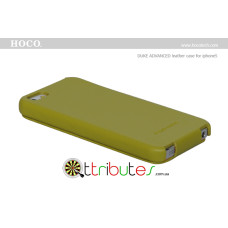 Чохол iPhone 5 & 5s Hoco Leather Case Duke Flip Top Apple green Чохол iPhone 5 & 5s Hoco Leather Case Duke Flip Top Apple green