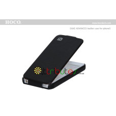 Чехол iPhone 5 & 5s Hoco Leather Case Duke Flip Top Black Чехол iPhone 5 & 5s Hoco Leather Case Duke Flip Top Black