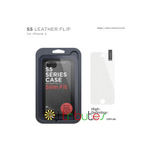 Чехол iPhone 5 black (ELS5LE-FL-BK-RT) Elago S5 Genuine leather pocket Чехол iPhone 5 black (ELS5LE-FL-BK-RT) Elago S5 Genuine leather pocket