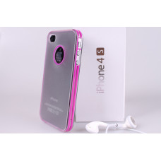 Накладка чехол iPhone 4/4s фиолетовая Накладка чехол iPhone 4/4s фиолетовая