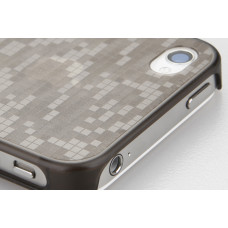 Накладка-чехол для iPhone 4s GGMM Digtal Crystal Black