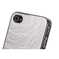 Накладка-чехол для iPhone 4s GGMM Engrave-Lines Grey / grey Накладка-чехол для iPhone 4s GGMM Engrave-Lines Grey / grey