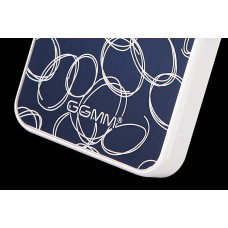 Накладка-чехол для iPhone 4s GGMM Engrave-Cocoon Blue / white Накладка-чехол для iPhone 4s GGMM Engrave-Cocoon Blue / white