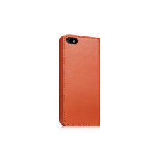 Книжка-чехол на iPhone 5 & 5s GGMM Genuine Leather Kiss orange