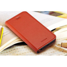 Книжка-чехол на iPhone 5 & 5s GGMM Genuine Leather Kiss orange
