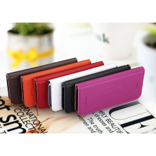 Книжка-чехол на iPhone 5 & 5s GGMM Genuine Leather Kiss orange